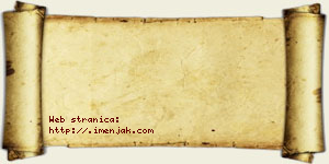 Mila Miljanić vizit kartica